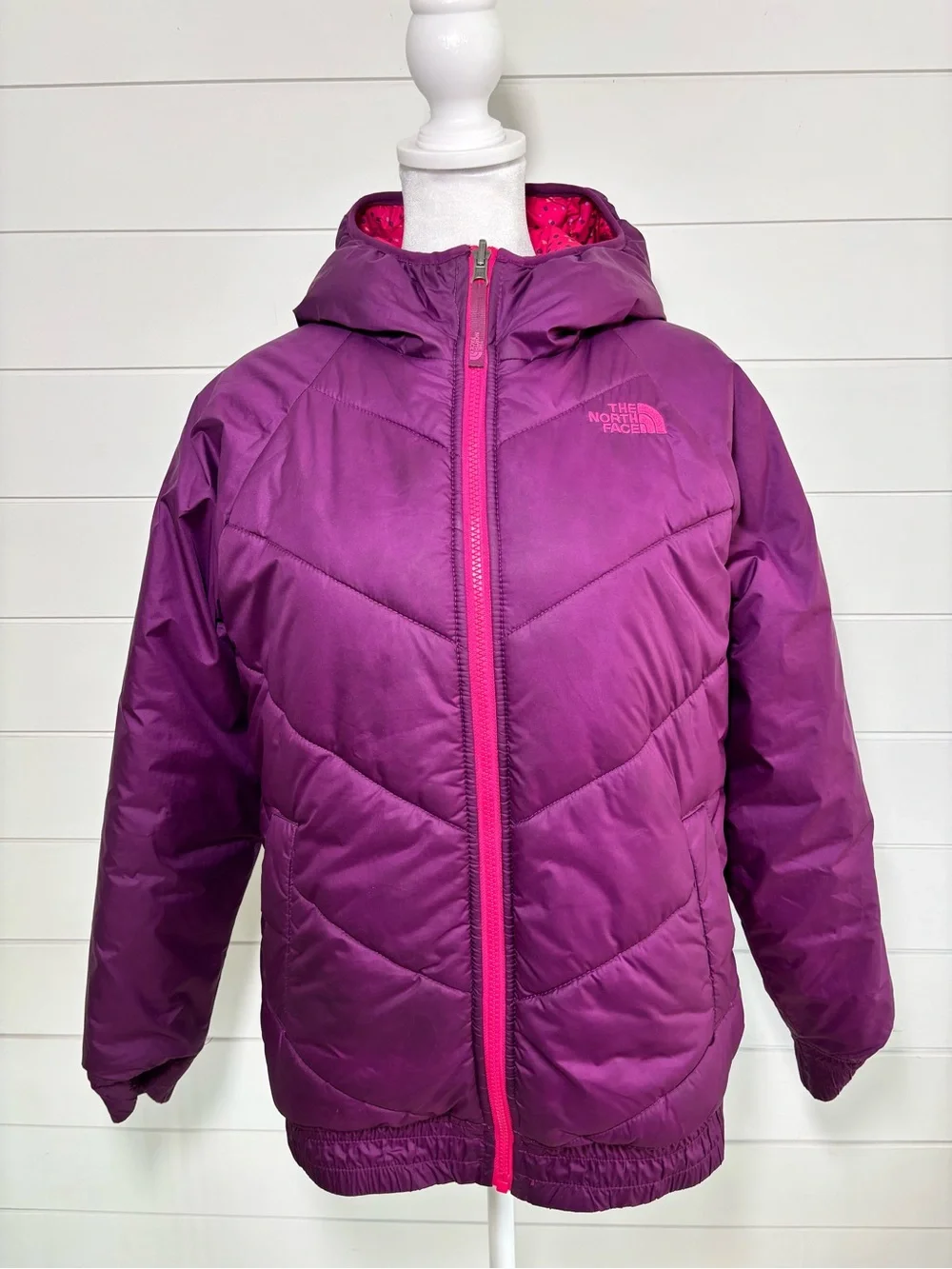 The North Face Kids Girl's Reversible Perrito Jacket Big Kids Size XL18